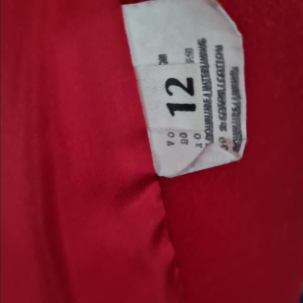 Fire engine red Raffini coat - Picture 4 of 4